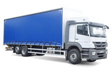 Car Hire Boston - 26 Tonne Curtain Side Truck - Truck hire Boston